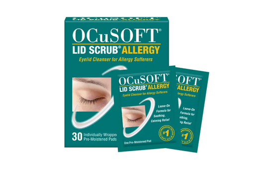 OCuSOFT Lid Scrub Allergy Eyelid Cleanser - 30ct